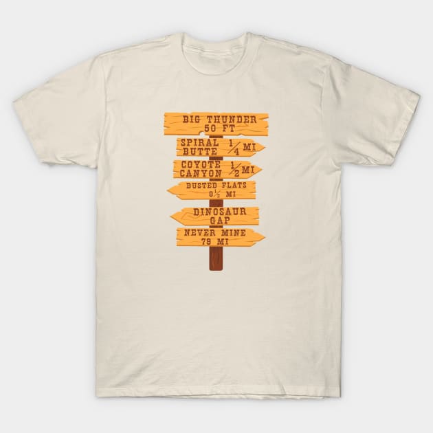 Big Thunder Signs T-Shirt by BackstageMagic